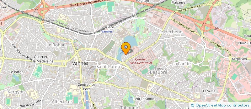 localisation de l'entreprise MADAME CHARLOTTE LE RUNIGO à VANNES