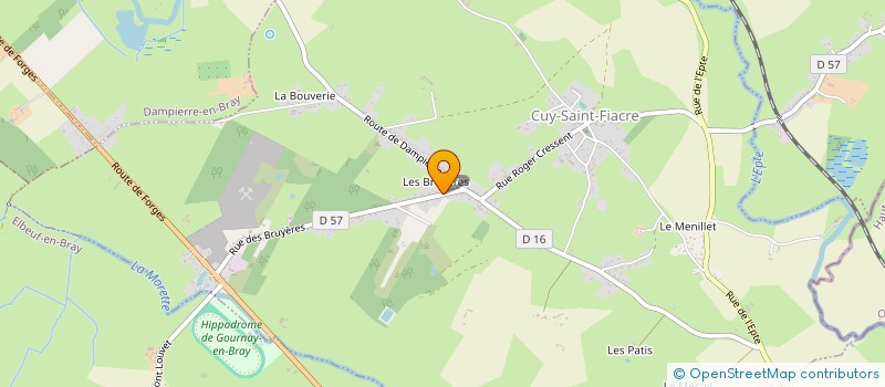 localisation de l'entreprise MADAME CHARLOTTE LEBOIS  ELBEUF-EN-BRAY