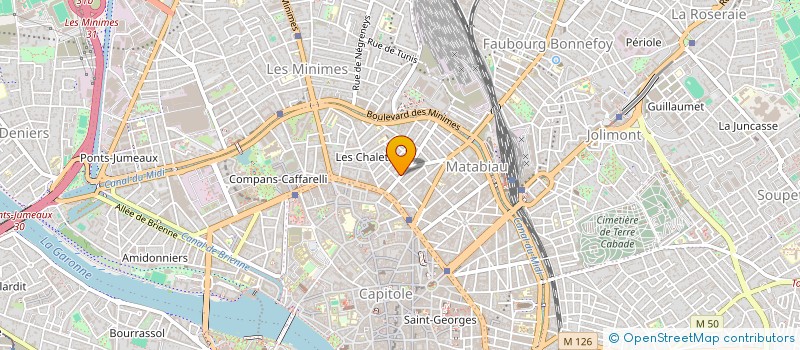 localisation de l'entreprise MADAME CHARLOTTE LEBON à TOULOUSE