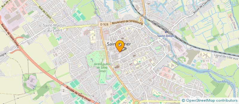 localisation de l'entreprise MADAME CHARLOTTE LECERF  SAINT-OMER