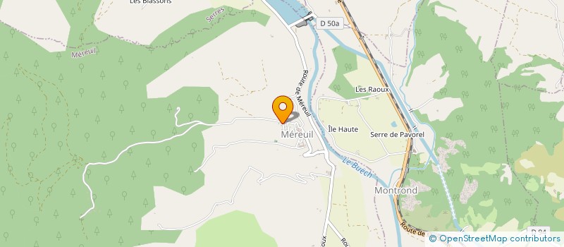 localisation de l'entreprise MADAME CHARLOTTE LEFEBVRE  MEREUIL