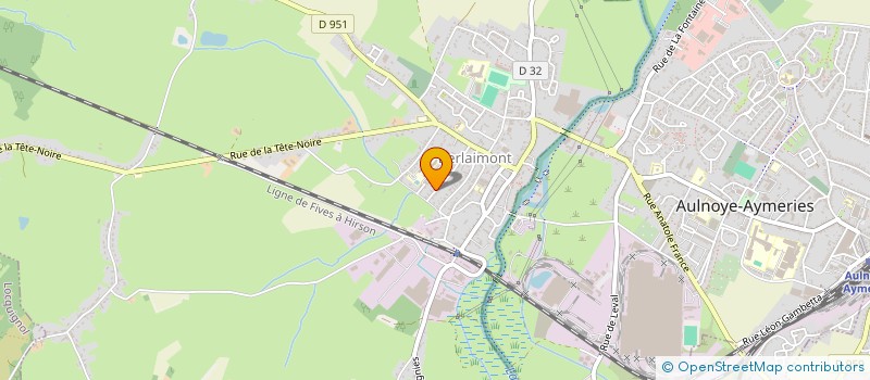 localisation de l'entreprise MADAME CHARLOTTE LEFEBVRE  BERLAIMONT