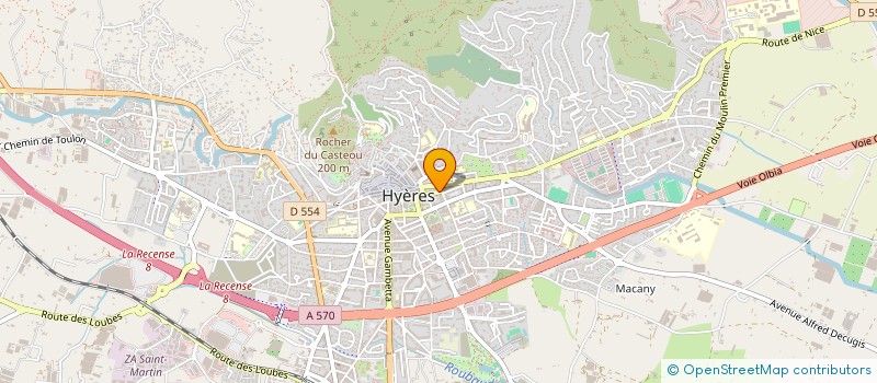 localisation de l'entreprise MADAME CHARLOTTE LEFRANC à HYERES