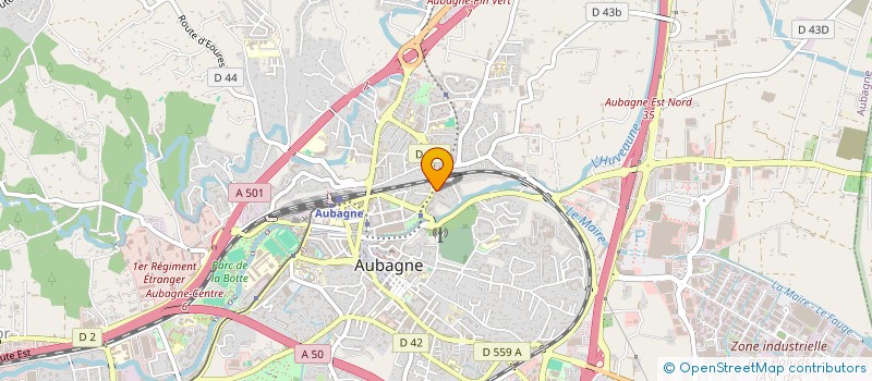localisation de l'entreprise MADAME CHARLOTTE LEGERET  AUBAGNE