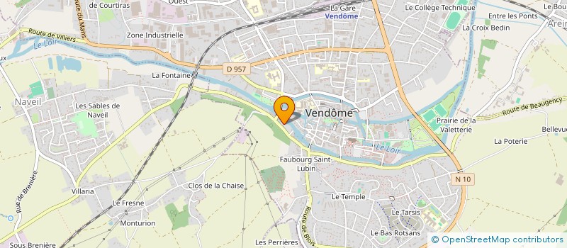 localisation de l'entreprise MADAME CHARLOTTE LEGUY  VENDOME