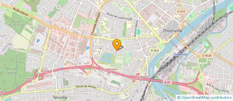 localisation de l'entreprise MADAME CHARLOTTE LEHMANN  THIONVILLE