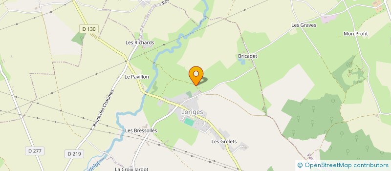 localisation de l'entreprise MADAME CHARLOTTE LEIGNIER  LORIGES