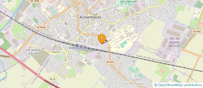 localisation de l'entreprise MADAME CHARLOTTE LELOIR  ARMENTIERES