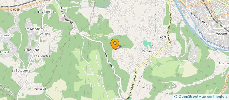 localisation de l'entreprise MADAME CHARLOTTE LEMAINS  COULOUNIEIX CHAMIERS