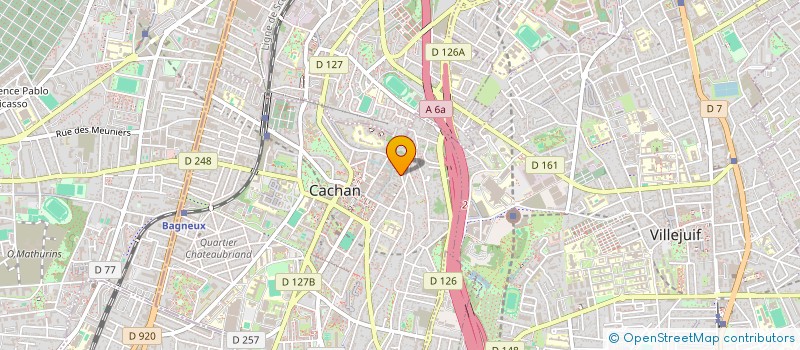 localisation de l'entreprise MADAME CHARLOTTE LEON  CACHAN