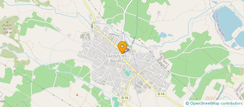 localisation de l'entreprise MADAME CHARLOTTE LEPETIT  CAZOULS-LES-BEZIERS