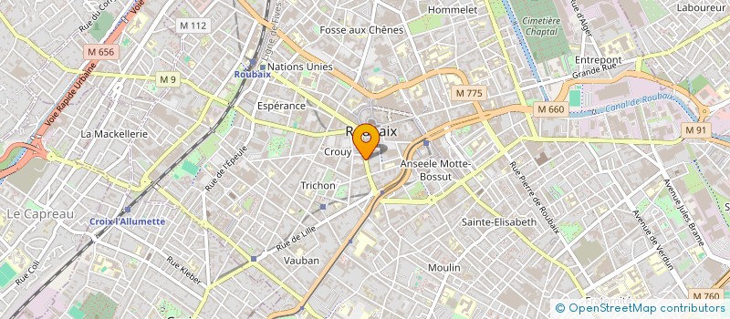 localisation de l'entreprise MADAME CHARLOTTE LEROY  ROUBAIX