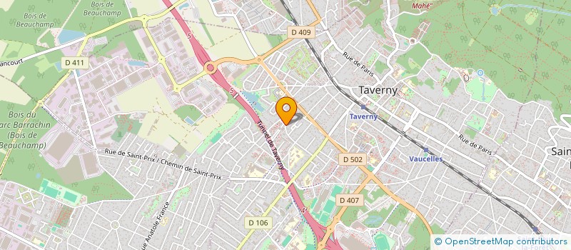 localisation de l'entreprise MADAME CHARLOTTE LEROY  TAVERNY