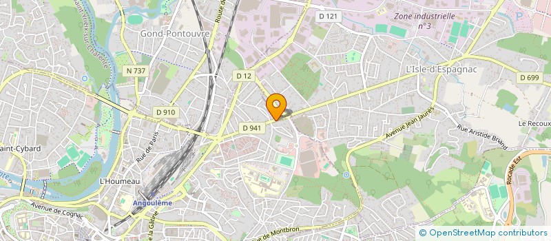 localisation de l'entreprise MADAME CHARLOTTE LESPES à ANGOULEME