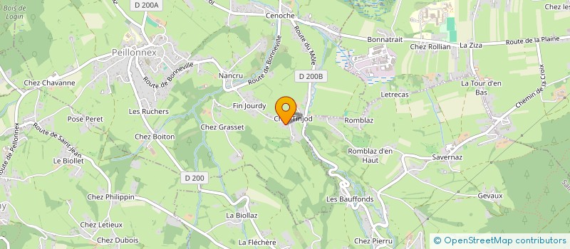 localisation de l'entreprise MADAME CHARLOTTE LETURGEZ  PEILLONNEX