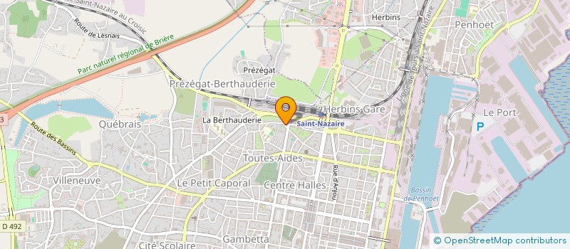 localisation de l'entreprise MADAME CHARLOTTE LEVEQUE à SAINT-NAZAIRE
