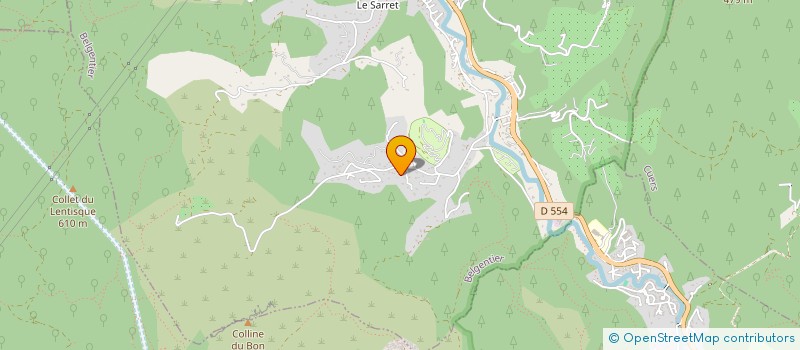 localisation de l'entreprise MADAME CHARLOTTE LEVIEUX  BELGENTIER