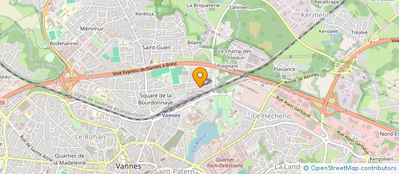 localisation de l'entreprise MADAME CHARLOTTE LEZORAY  MORLAIX