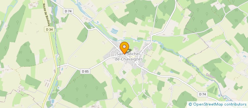 localisation de l'entreprise MADAME CHARLOTTE LHEUREUX  SAINT-MICHEL-DE-CHAVAIGNES