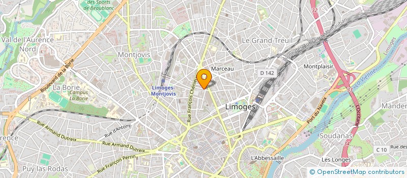 localisation de l'entreprise MADAME CHARLOTTE LHOMME à LIMOGES