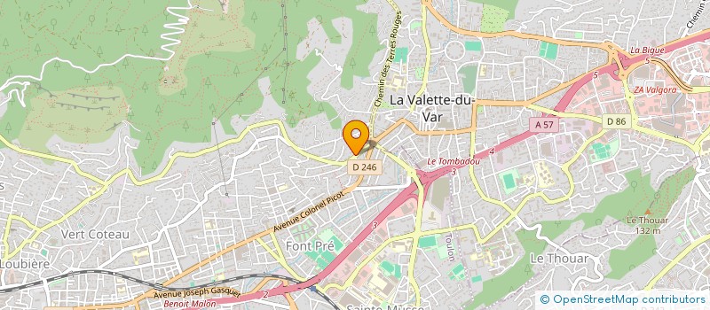 localisation de l'entreprise MADAME CHARLOTTE LIAUTAUD à TOULON