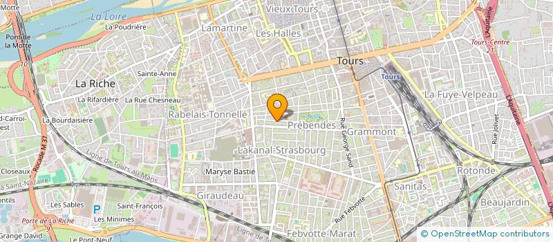 localisation de l'entreprise MADAME CHARLOTTE LIMOGES  TOURS