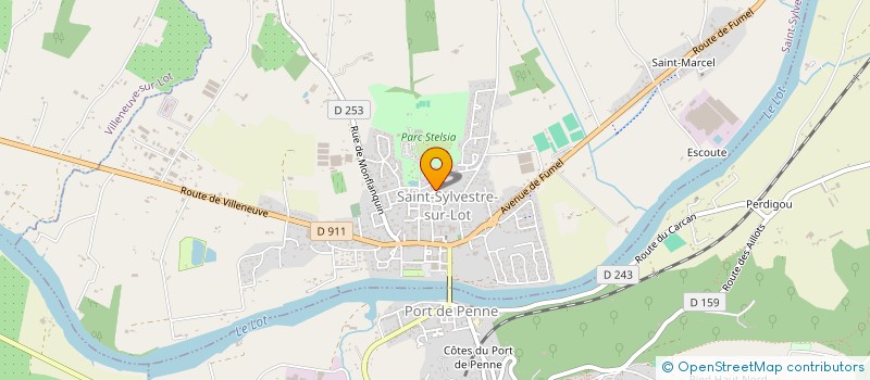 localisation de l'entreprise MADAME CHARLOTTE LIVET  SAINT-SYLVESTRE-SUR-LOT