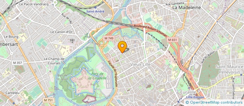 localisation de l'entreprise MADAME CHARLOTTE LOBBE  LILLE