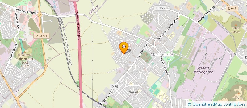 localisation de l'entreprise MADAME CHARLOTTE LOCMENT  MAZINGARBE