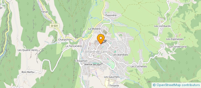 localisation de l'entreprise MADAME CHARLOTTE LOMBARDO  VILLARD-DE-LANS