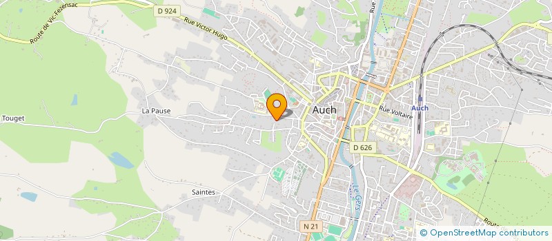 localisation de l'entreprise MADAME CHARLOTTE LONGEAU  AUCH