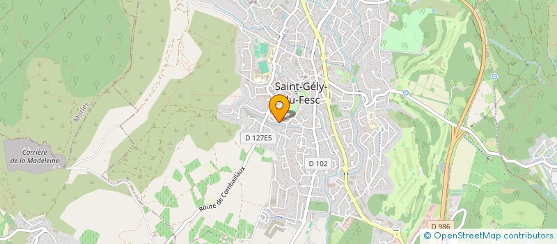 localisation de l'entreprise MADAME CHARLOTTE LOPEZ à SAINT-GELY-DU-FESC