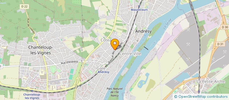 localisation de l'entreprise MADAME CHARLOTTE LOUSTAU  ANDRESY