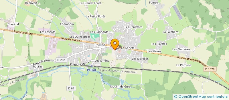 localisation de l'entreprise MADAME CHARLOTTE LOUVET  POLLIAT