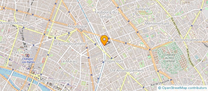 localisation de l'entreprise MADAME CHARLOTTE LOUZIER  PARIS