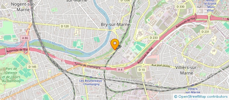 localisation de l'entreprise MADAME CHARLOTTE-LUDIVINE PARIS  BRY-SUR-MARNE