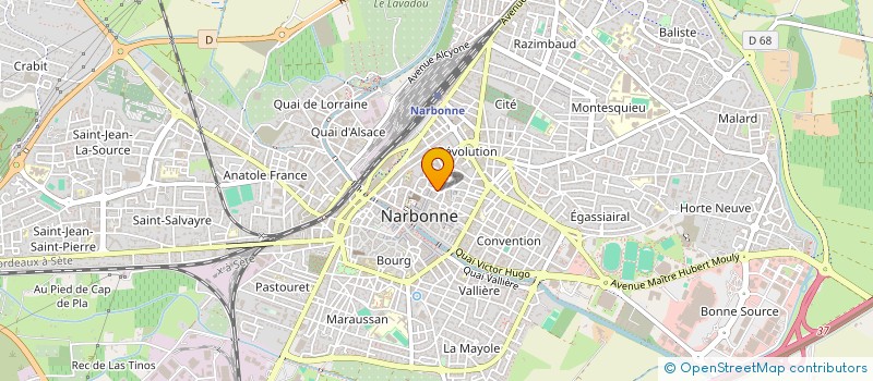 localisation de l'entreprise MADAME CHARLOTTE LULSENS  NARBONNE