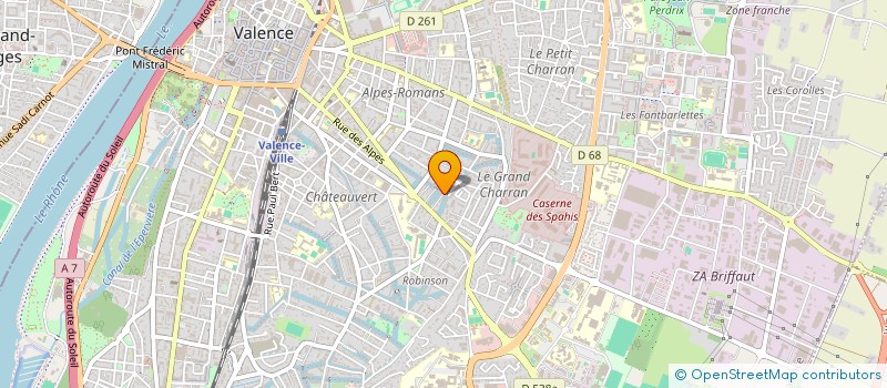 localisation de l'entreprise MADAME CHARLOTTE MACHON à VALENCE