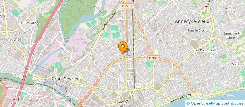 localisation de l'entreprise MADAME CHARLOTTE MADEC à ANNECY