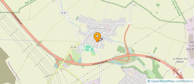 localisation de l'entreprise MADAME CHARLOTTE MAFFIOLINI  FONTENAY-EN-PARISIS