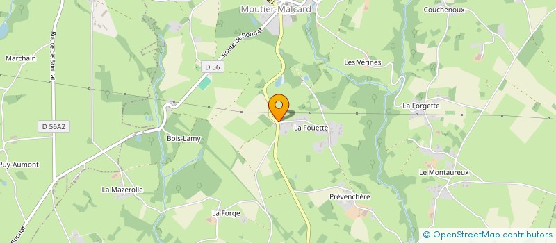 localisation de l'entreprise MADAME CHARLOTTE MAGNENAT à MOUTIER-MALCARD