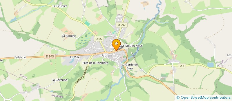 localisation de l'entreprise MADAME CHARLOTTE MAILLET  CULAN