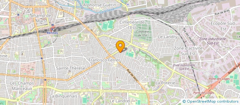 localisation de l'entreprise MADAME CHARLOTTE MAISONNEUVE  RENNES