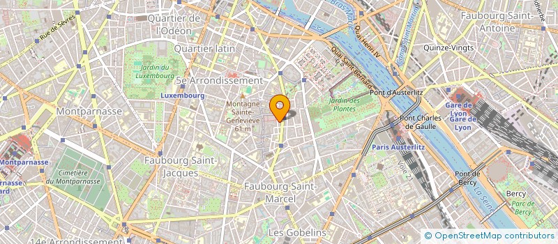 localisation de l'entreprise MADAME CHARLOTTE MANDINAUD  PARIS