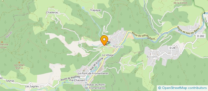 localisation de l'entreprise MADAME CHARLOTTE MANDRILLON  BELSENTES