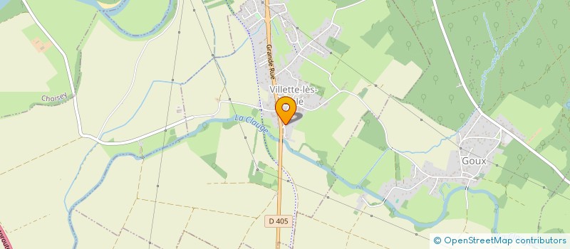 localisation de l'entreprise MADAME CHARLOTTE MANGIN  VILLETTE-LES-DOLE