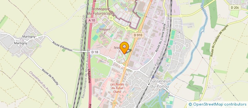 localisation de l'entreprise MADAME CHARLOTTE MANIFET à CHASSENEUIL-DU-POITOU