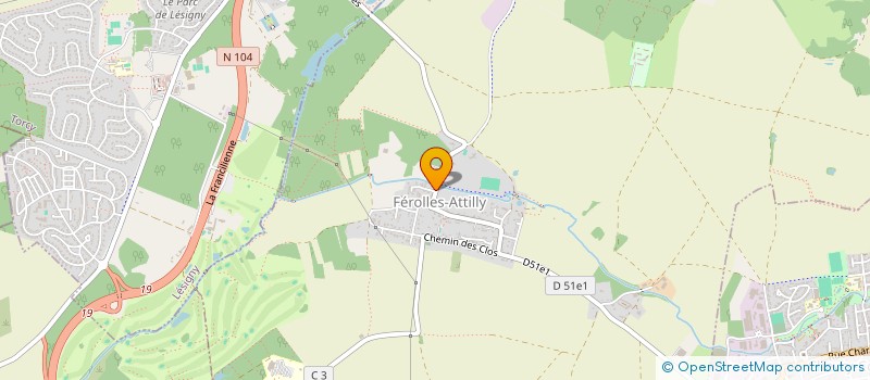 localisation de l'entreprise MADAME CHARLOTTE MAOR  FEROLLES-ATTILLY