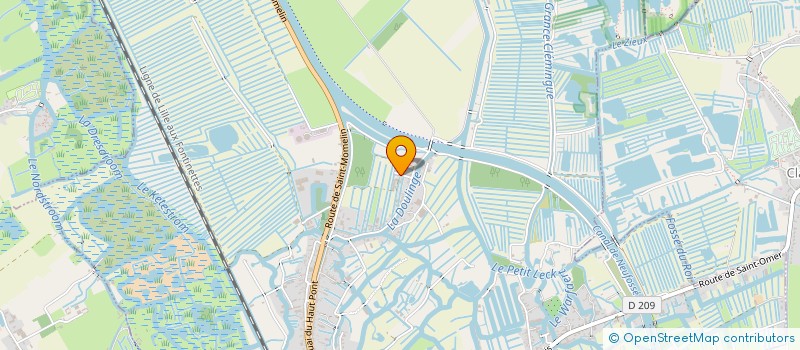 localisation de l'entreprise MADAME CHARLOTTE MAQUENHEM  SAINT-OMER