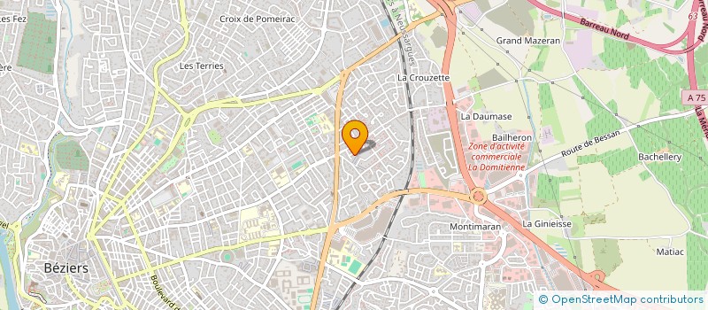 localisation de l'entreprise MADAME CHARLOTTE MARCEL  BEZIERS